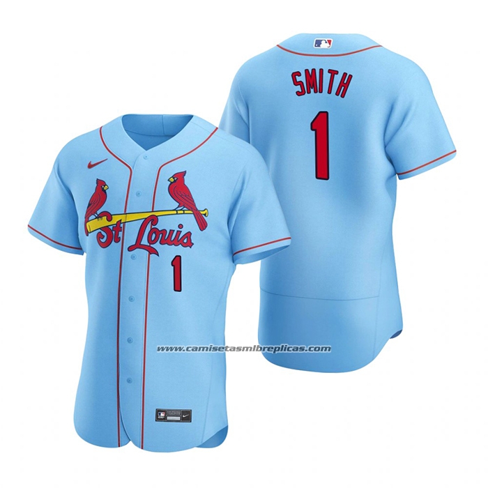 Camiseta Beisbol Hombre St. Louis Cardinals Ozzie Smith Autentico 2020 Alterno Azul